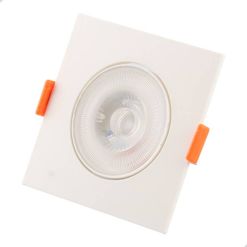 Spot Led De Embutir Quadrado Slim 5w 6500k Branco Ecoforce