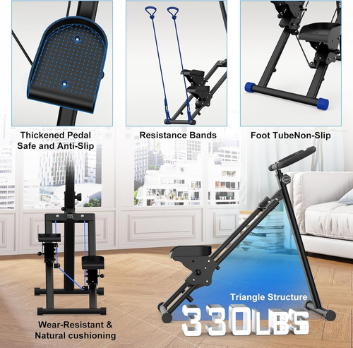 Escaladora C/bandas De Resistencia Y Manubrio Ajustable