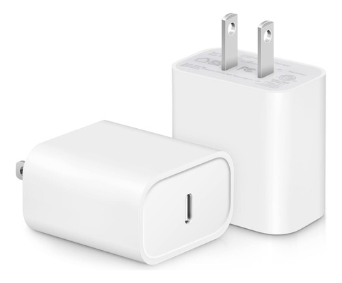 2 Pack 20w C Block iPhone Block Pd C Type C Charging Compati