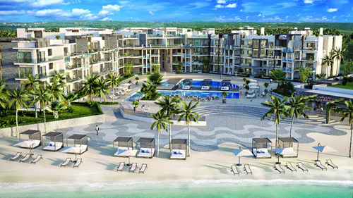 Imagen 1 de 14 de Vendo Apartamentos En Primera Linea De Playa En Punta Cana