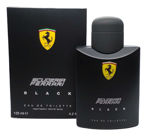 Perfume Ferrari Black 125ml Original Lacrado Com Nf -