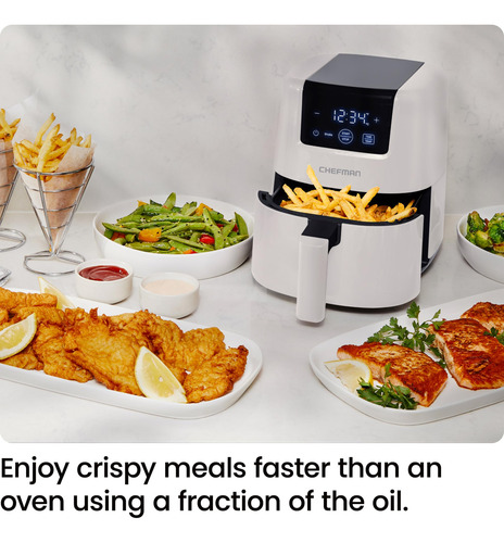 Air Fryer Chefman, Digital, Compacta, 2 Litros, Que Ahorra E