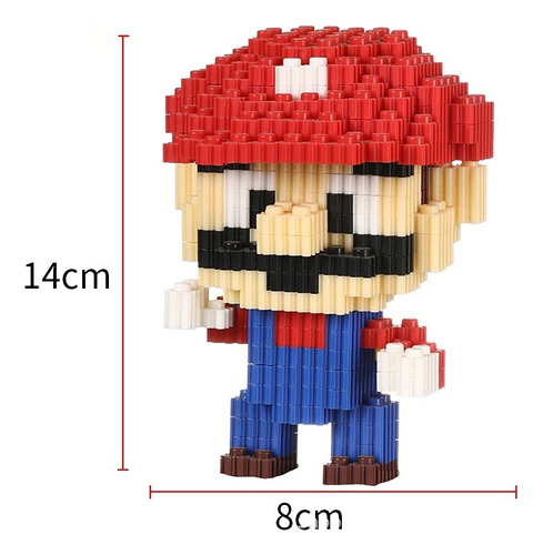 Armatodo Mario Bros Mini Fichas Mil Figuras Pequeño Armable