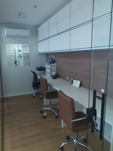 Imagem 9 de 11 de Sala Comercial Bem Localizada Empresarial 39 M² Gargem Domo Business Estacionamento Para Visitantes Manobrista Shopping Metrópole Etec Lauro Gomes - Sa00077 - 68997951