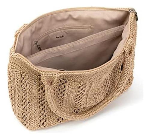 O Sak Womens Classics Hand-crochet Carry-all Crafted Clayted