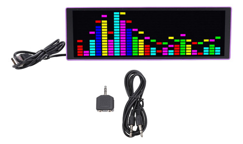 Analizador De Pantalla De Espectro Musical 16x24 Rgb 12 Dyna