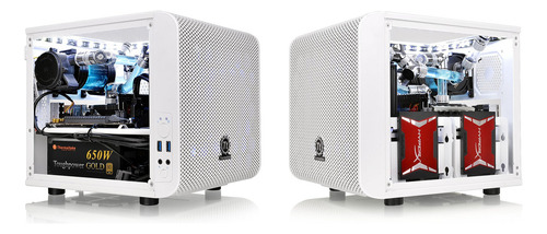 Thermaltake Core V1 Snow Edition Spcc Mini Itx Cube - Chasi. Color Nieve