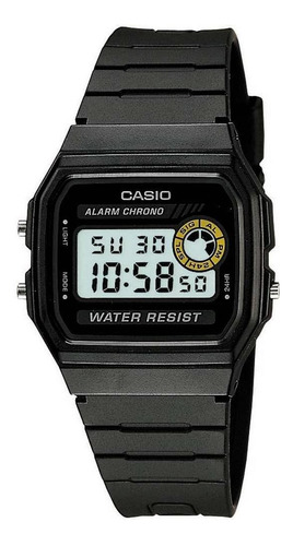 Reloj negro cuadrado digital vintage Casio para hombre