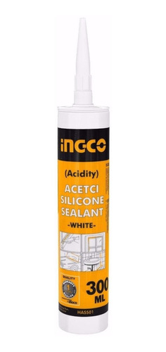 Silicona Blanca Ingco Pomo 300ml Hass01 Ff