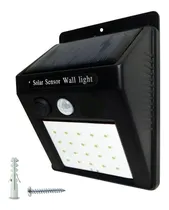 Comprar Aplique Reflector Led Panel Solar Sensor Movimiento 20 Leds Color de la carcasa Negro Color de la luz Blanco frío