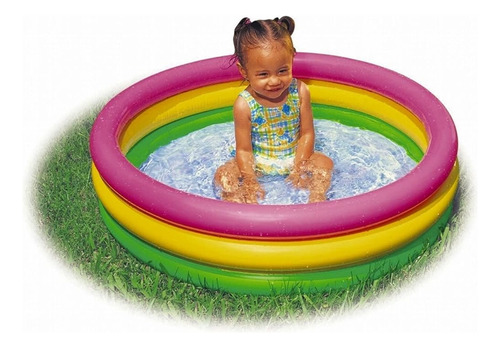 Intex 34in X 10in Sunset Glow Soft Inflable Bebé / Niños Pis