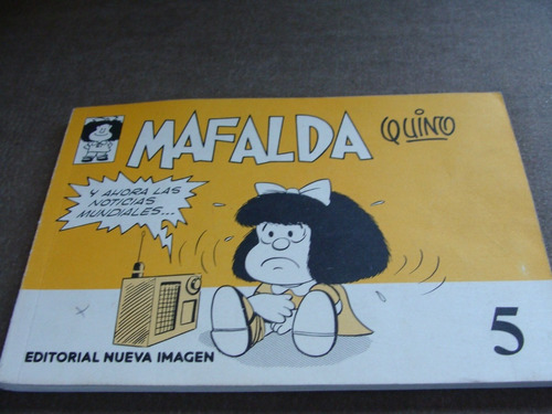 Excelente Libro Mafalda, Quino Vol 5, Año 1977