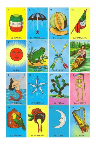 Lotería Mexicana 10 Tablas