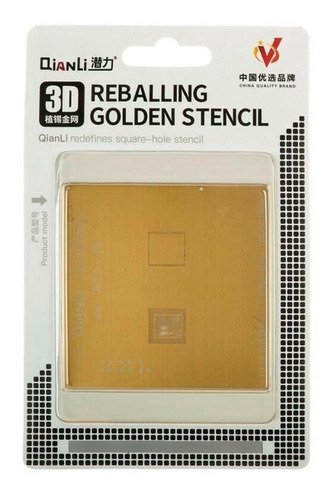 Stencil Qianli Gold 3d Ic Compatible Con iPhone 8 8 Plus X