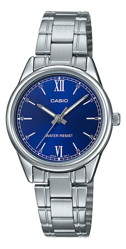 Reloj Casio Ltp-v005d-2b2 Acero Mujer Plateado
