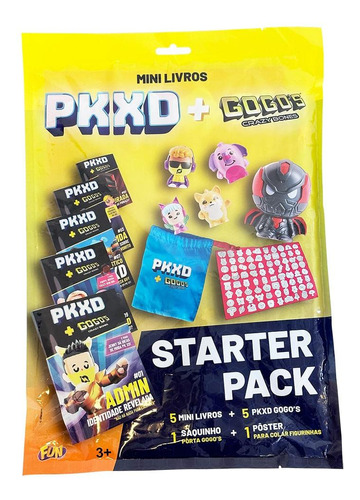 Pkxd Gogos Starter Pack Surpresa - Fun Divirta-se