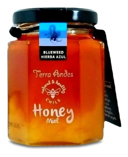 Miel Orgánica Monofloral Hierba Azul Premium - 240g