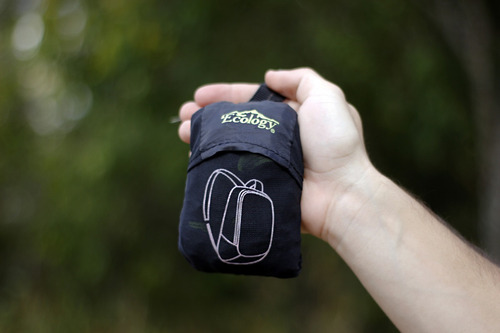 Imagen 3 de 5 de Bolso Morral De Bolsillo Plegable Unisex 14lts H2 Ecology