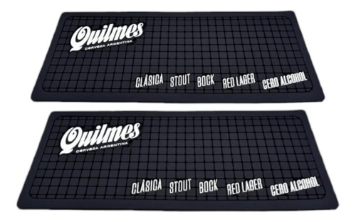 2 Esterillas Barmat Cerveza Quilmes + Destapador Original