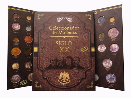 Album Para  Monedas Siglo Xx Hermoso Pasta Dura