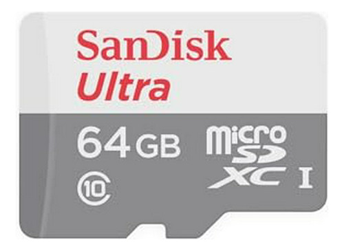 Tarjeta Micro-sd Sandisk Ultra 64gb + Adaptador Sd 100mb/s