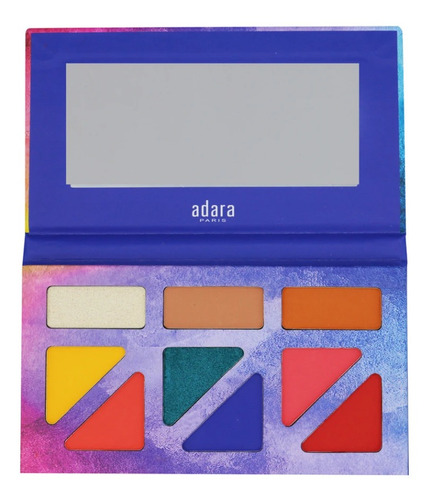 Paleta De Sombras Con 9 Tonos Adara Paris Con Envío