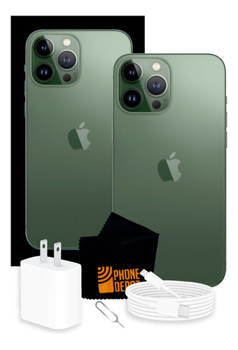 Apple iPhone 13 Pro 128 Gb Verde Alpino Con Caja Original + Protector (Reacondicionado)