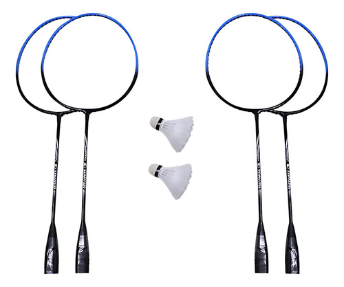 Set Completo Bádminton Genérica 12 Piezas Con Estuche