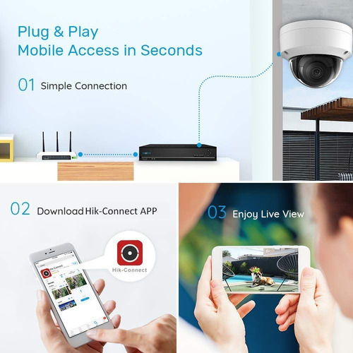 Imagen 5 de 8 de Nvr Ip Hikvision 16ch Ds-7616ni-q2/16p Poe 4k 1080p Full Hd