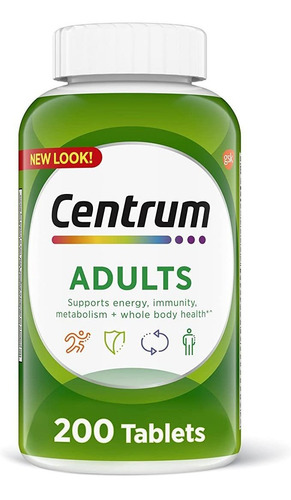 Centrum Suplemento Multivitamínico/multimineral Para Adult.