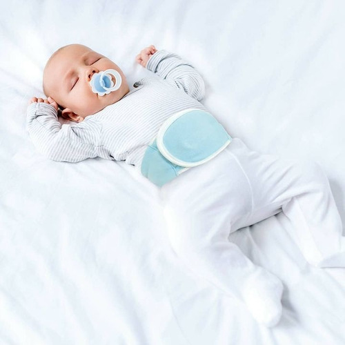 Imagem 8 de 10 de Cinta Térmica Para Cólica Do Bebê Azul Buba