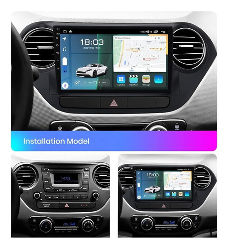 Compatible Radio Bluetooth Gps Táctil Android Hyundai I10