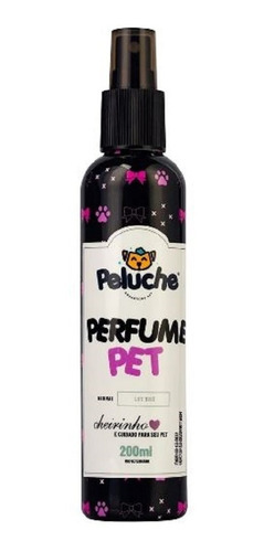 Imagem 1 de 2 de Perfume Pet Peluche Life Rosê 200ml Meninas