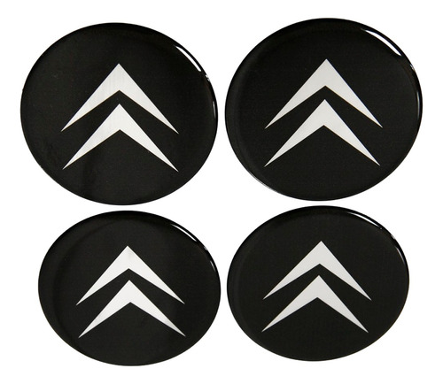 Adesivos Emblema Resinado Roda Citroen 48mm Cl1 Fgc