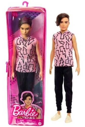 Barbie Ken Fashionista #193 Castaño Mattel Original