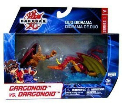 Pack De 2 Mini Figuras Gargonoid Vs Dragonoid Bakugan Duo