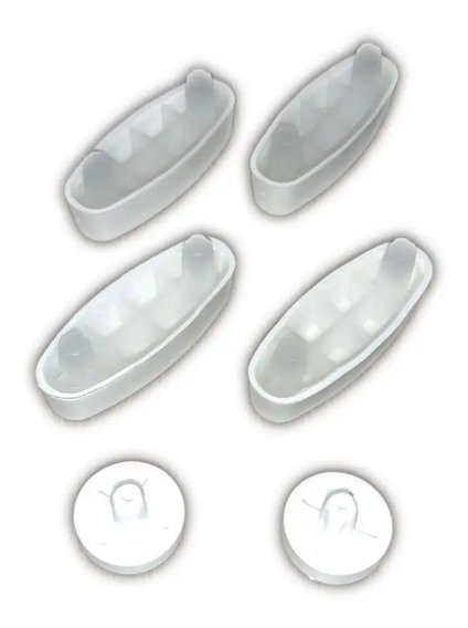 Topes Para Tapa De Inodoro (4 Unidades) | Parachoques De Silicona Transparente, Antideslizantes Y Antiruido