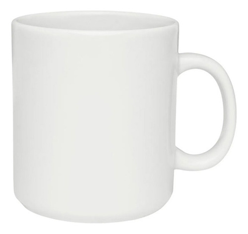 Imagen 3 de 4 de Taza De Cerámica Blanca Importada - Jarro Mug