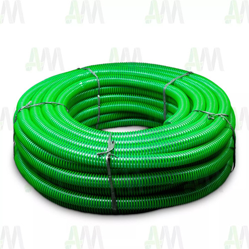 Mangueira Duto Sucção Verde Flexível Água 1.1/2 - 10 Metros