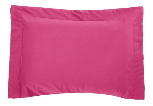 Porta Travesseiro Bell 150 Fios 100% Algodão Liso Macio Cor Pink