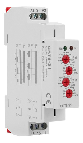 Grt8-s1 Mini Temporizador De Ciclo Asimétrico Encendido/apag