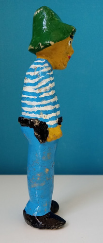 Muñeco Figura Capitán Piluso De Yeso Pintado (artesanal) (Usado)