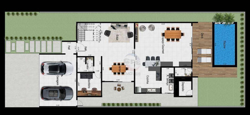 Imagem 4 de 14 de Casa Com 4 Suítes À Venda, 390 M² Por R$ 2.480.000 - Condomínio Helvetia Park Ii - Indaiatuba/sp - Ca11687