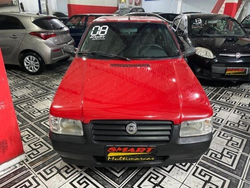 Fiat Uno Mille Fire 1.0 (flex) 2007/2008 Vermelho