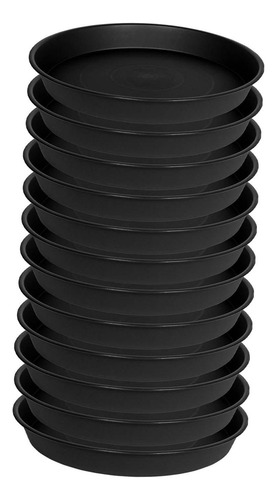 12 Piezas 11.81 Pulgadas Bandeja Planta Para Negro