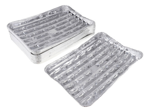 Nihay 20 Piezas Papeles Desechables De Aluminio Bandeja De