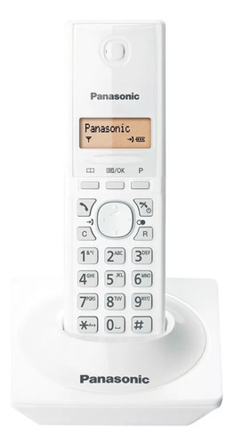 Panasonic Kx-tg1711 Blanco Telefono Inalambrico Funcionando