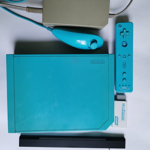 Nintendo Wii Azul Blue Edição Especial Skylanders
