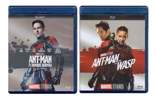 Ant Man 1 Y Ant Man And The Wasp 2 Paul Rudd Película Bluray