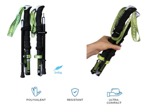 Imagen 3 de 3 de Bastones Plegables Avatara Hybrid - Raidlight